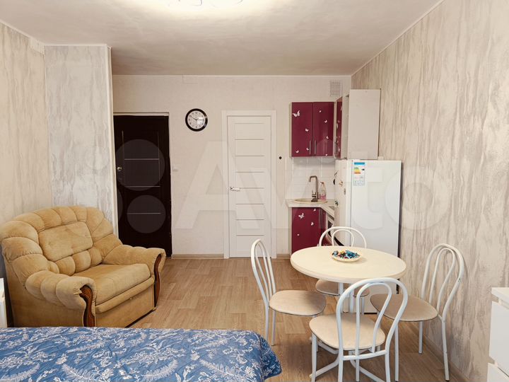 Квартира-студия, 25 м², 2 кровати