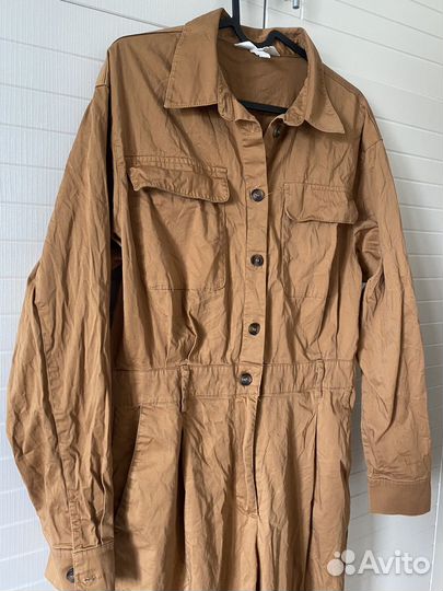 Комбинезон хлопковый с длинным рукавом 48 размер