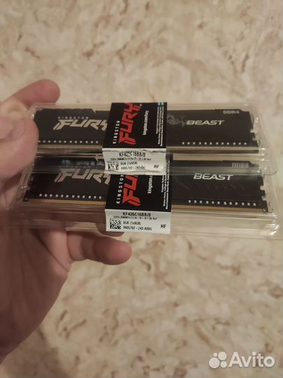 Оперативная память Kingston Fury Beast DDR4 2666