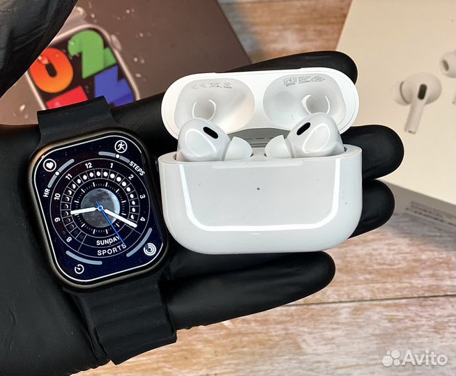 AirPods Pro 2 + Apple Watch 9