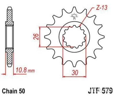 Звезда ведущая JTF579 17