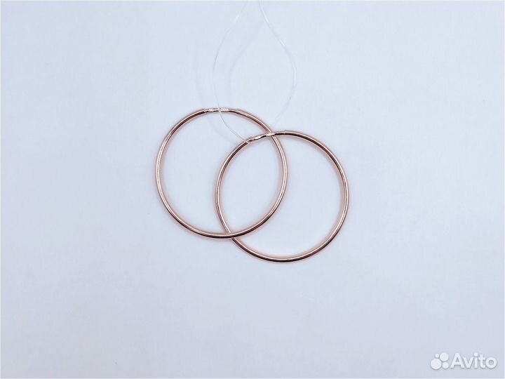 Серьги без вставок