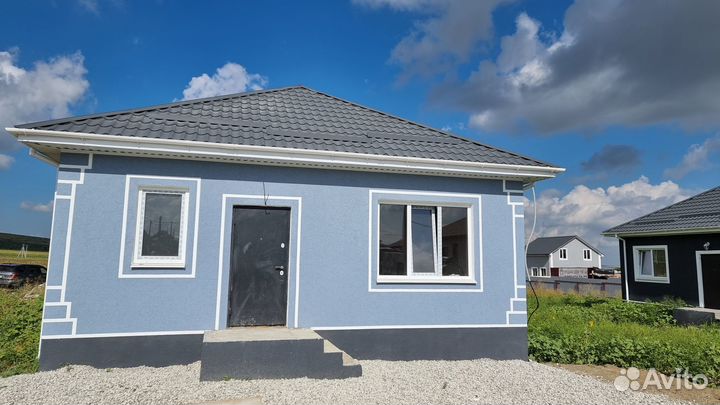 Тёплый и уютный дом 70м2 из керамзитобетона