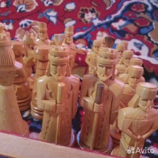 Шахматы резные штучная работа горцы