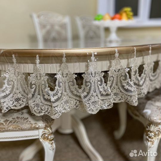 Скатерть силиконовая, прозрачная