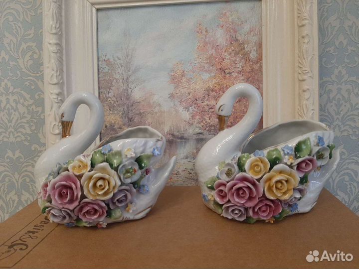 Ваза Конфетница фарфор гдр