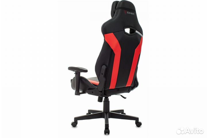 Игровое кресло Бюрократ Zombie Thunder 3X bl/rd