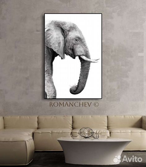 Картина слоны