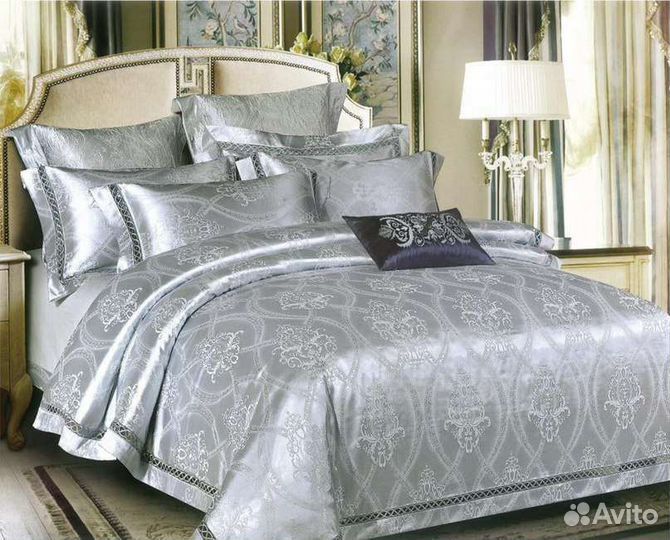 Белье постельное Жаккард Сатин Шёлк