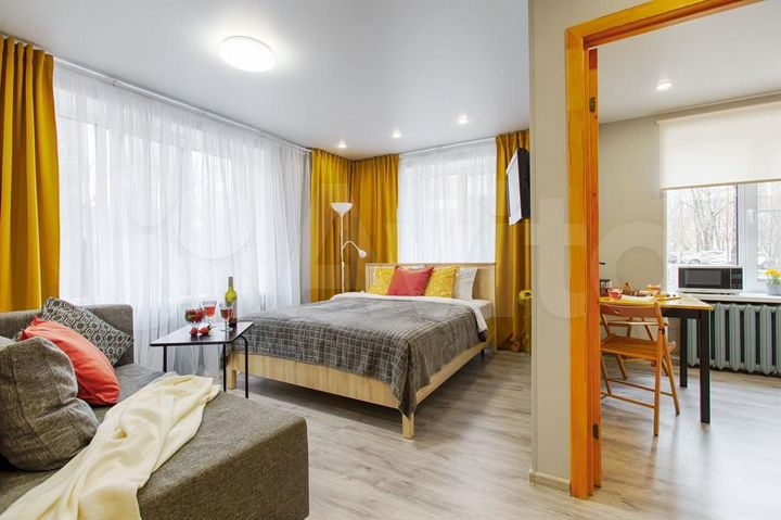 1-к. квартира, 30,4 м², 1/4 эт.