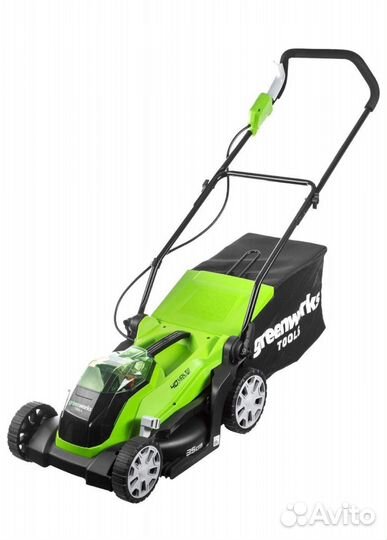 Аккумуляторная газонокосилка Greenworks АКБ и зу