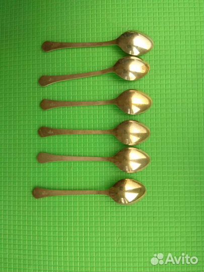 Набор чайных ложек Мельхиор Прибалтика СССР