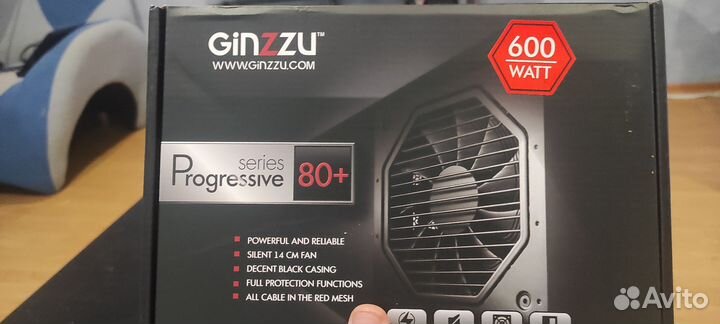 Блок питания ginzzu 600 watt
