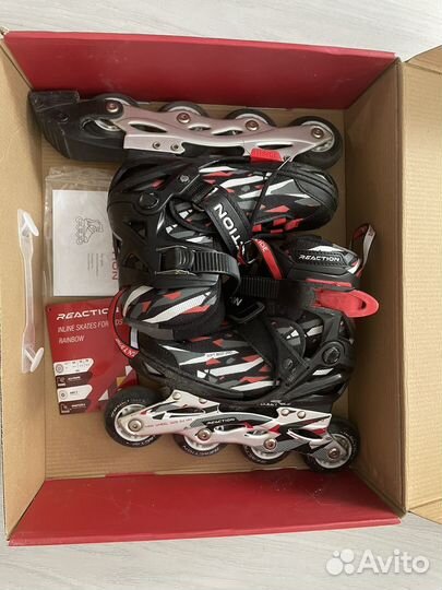 Роликовые коньки детские Reaction р.26-31