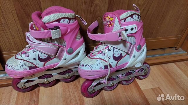 Роликовые коньки детские раздвижные