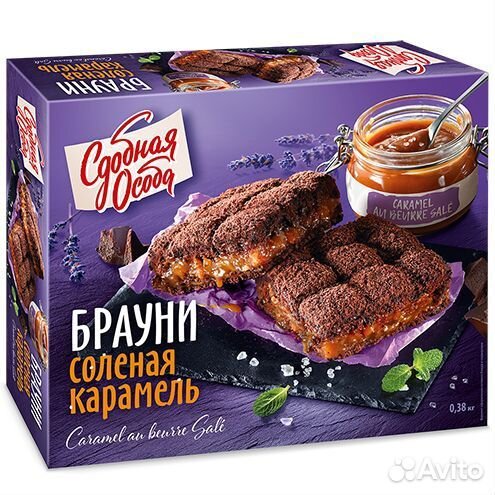 Пирог Сдобная Особа Творожный брауни Сол Карамель