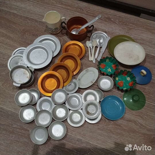 Игрушки СССР сервиз столовый