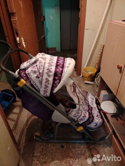 Коляска санки