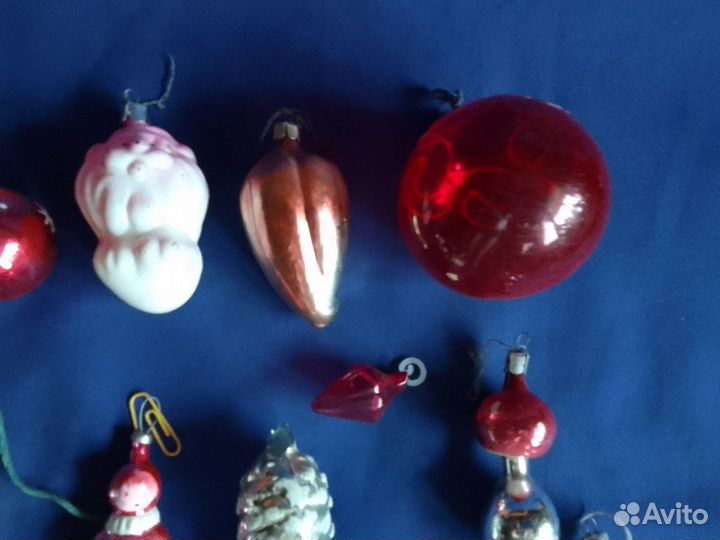 Раритет из СССР - Набор ёлочных игрушек