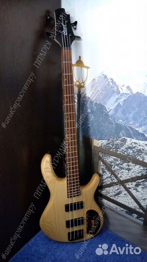 Бас-гитара Cort (новая), полный комплект