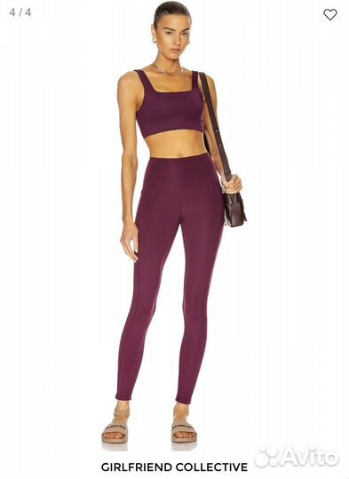 Girfriend collective спортивный топ и леггинсы