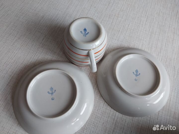 Чайный сервиз Радиоволны (Вербилки,СССР) 50-60 гг