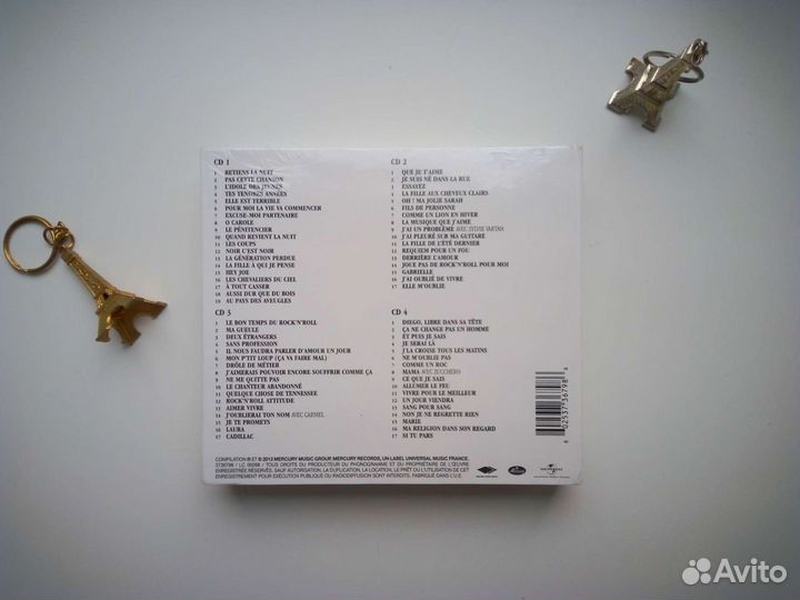 Собрание CD дисков Джонни Холлидея