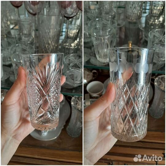 Ваза хрустальная салатник сервизы СССР