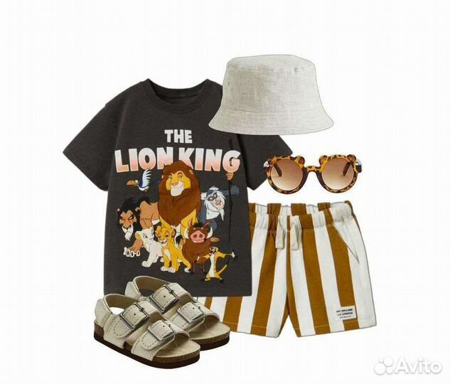 Zara шорты / футболка Король лев Турция