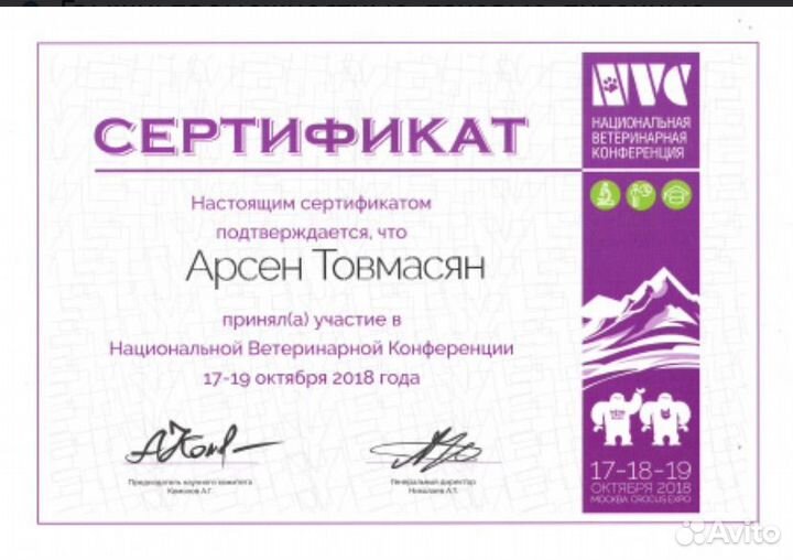 Ветеринарный врач, хирург-невролог. Вызов на дом