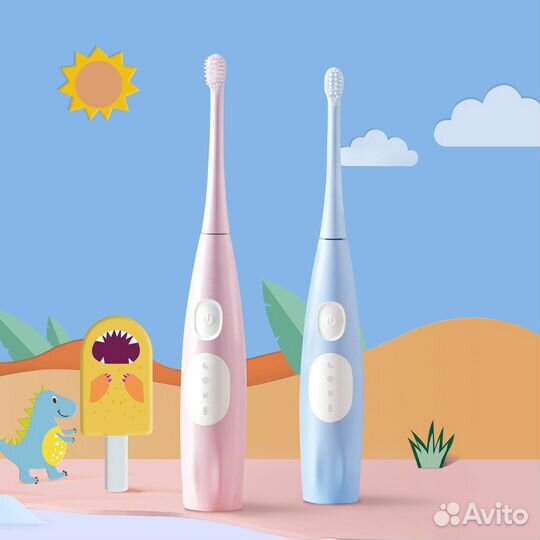 Детская щетка Coficoli Children's Sonic (Розовый)