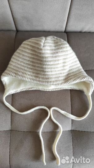 Детская зимняя шапка 100 шерсть