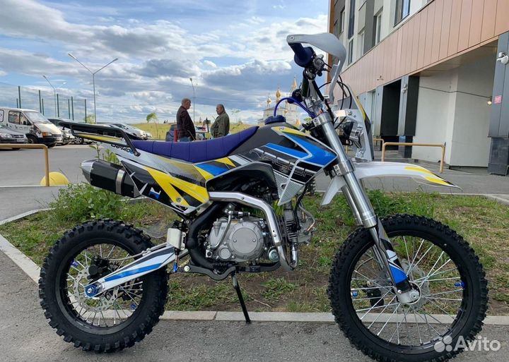 Питбайк Racer RC-CRF125 синий
