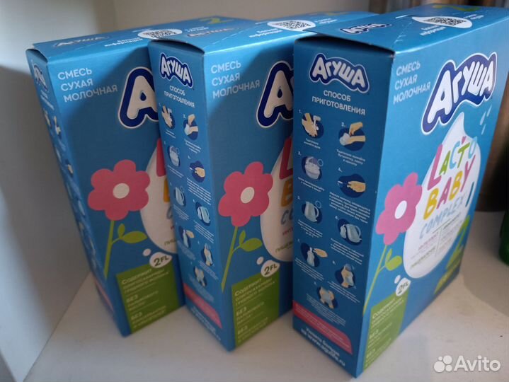 Сухая молочная смесь Агуша 2