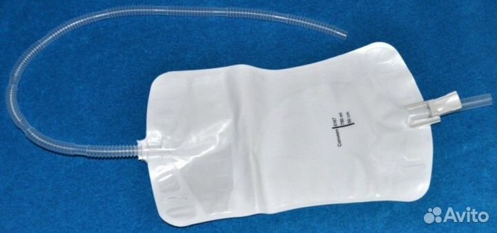 Мочеприемник ножной.трубка 50см