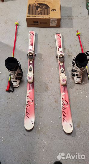 Горные лыжи детские 110 комплект