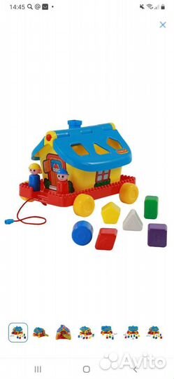 Каталка Полесье Садовый домик на колесах