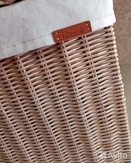 Корзина для белья плетëная