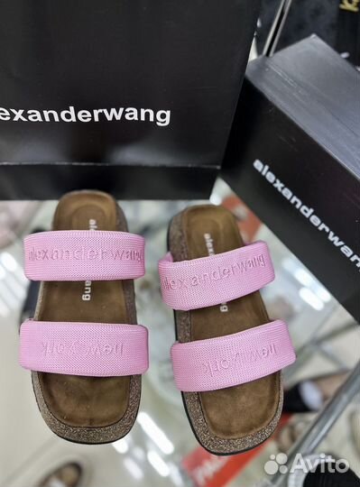 Шлепки на платформе Alexander Wang