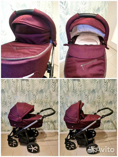 Коляска 3в1 Babydesign Husky для девочки maxicosi