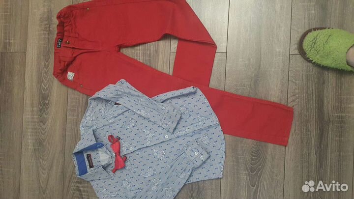 Комплект рубашка и брюки р.140