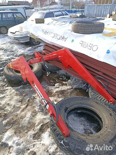 Новый кун на мтз 80 с ковшом