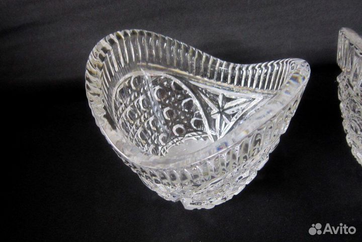 Ваза хрусталь конфетница СССР русский камень