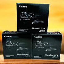 Canon PowerShot g7x mark iii black(новый)