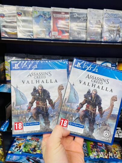 Assassins creed Valhalla ps4 новый в плёнке