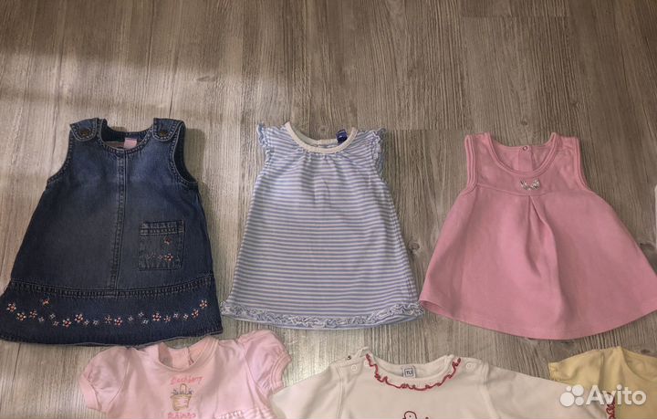 Вещи пакетом на девочку 3-6 месяцев