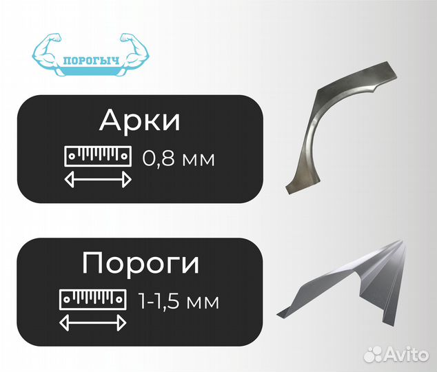 Пороги и арки Сhеvrоlet Ейск