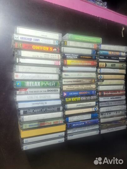 Аудиокассеты лот 50 штук аудио кассеты оптом сет