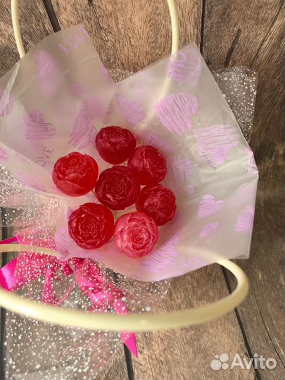 Букет цветов из мыла