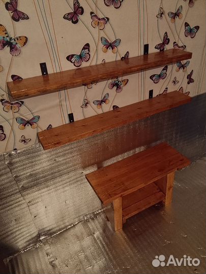 Комплект обувница и две настенные полки